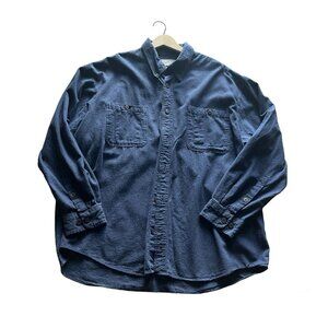 Duluth Trading Co. Men's Free Swingin' Solid Flannel Relaxed Fit Shirt Size 2XL